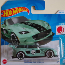 HOT WHEELS modellino auto '15 Mazda MX-5 Miata verde menta -HW J-IMPORTS- nuovo IMBALLO ORIGINALE