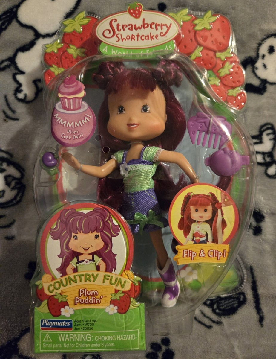 Strawberry Shortcake Country Fun Playmates Plum Puddin Scent NIB