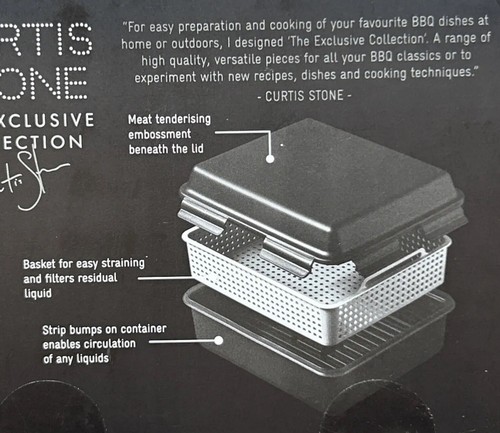 Curtis Stone BBQ Marinade Dish - BRAND NEW - Picture 2 of 8