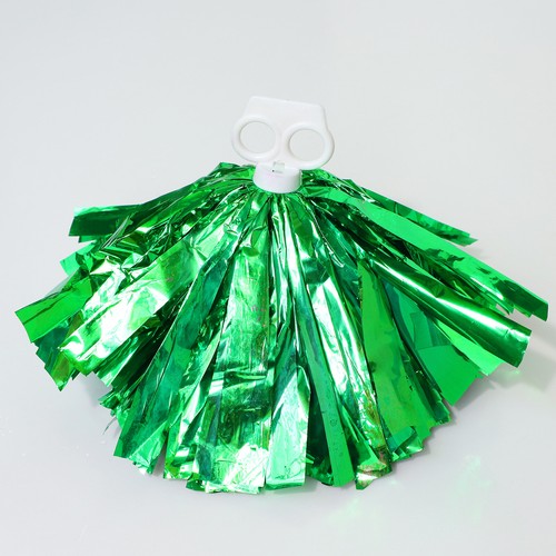 Kids 2 Pack Cheer Leader Shiny Pom Poms for Team Spirit Cheering Performance - 第 23/40 張圖片