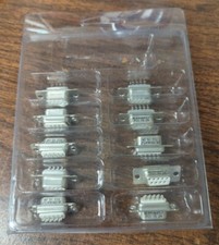 CONNECTOR, D SUB, RECPT, SOLDER, 9WAY, D Subminiature Connectors, Pack Of 10