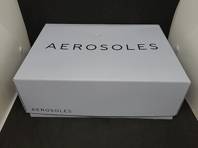 NEW Aerosoles Camera Platform Sandals Eggshell Leather Size
