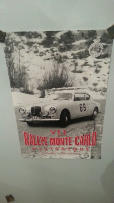 AFFICHE ORIGINALE 7 eme RALLYE MONTE CARLO HISTORIQUE 2004