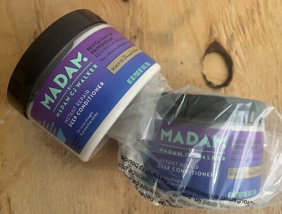 MADAM by Madam C.J. Walker Instant Repair Deep Conditioner, Curly Straight. 2PK