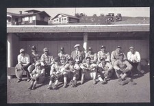 REAL PHOTO MADRID NEW MEXICO MINERS BASEBALL TEAM PLAYERS NM POSTCARD COPY