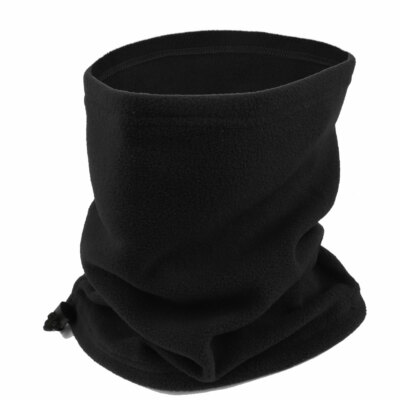 Unisex Neck Warmer – Black Fleece Snood For Cycling, Running & Winter Activities 6 thumbnail image