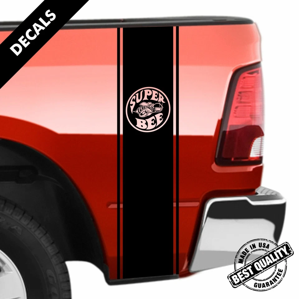 Kit de calcomanías rayas SUPER BEE para camión con caja trasera |20 Foto 2 de 4
