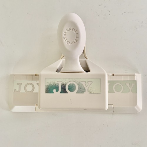 Martha Stewart Crafts JOY Border Edge Punch Christmas - Picture 2 of 4