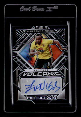 2021-22 Panini Obsidian Volcanic Signatures #28 Juan Camilo Zuniga 