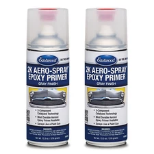 Eastwood AeroSpray 2K Epoxy Spray Paint Gray Primer Catalyzed Technology 2 Pack