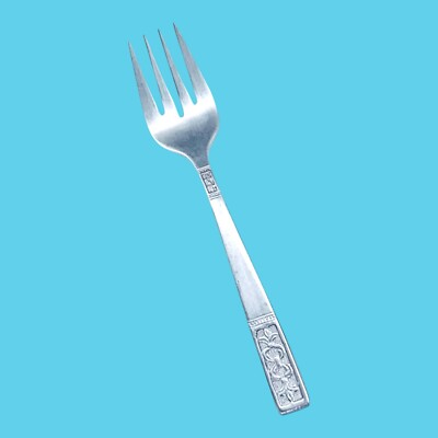 Customcraft CUS3 Stainless Silverware Fleur De Lis Textured Dots Flatware CHOOSE