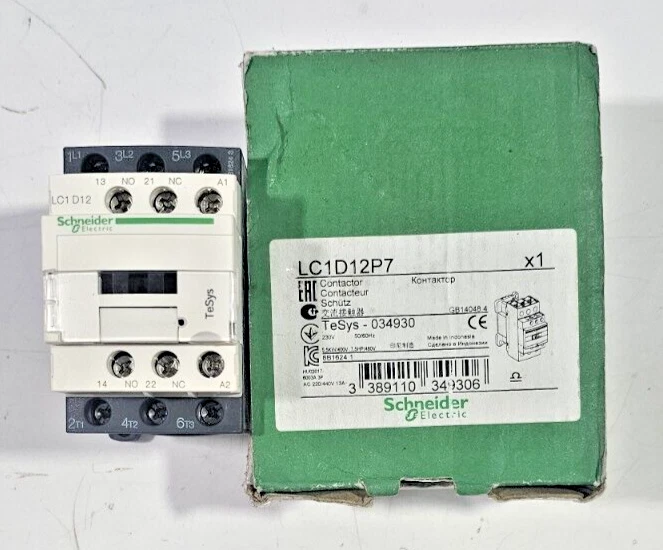 SCHNEIDER ELECTRIC LC1D12 New - Surplus Motor Control Contactor