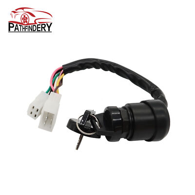 Ignition Key Switch For Yamaha G1 2-Cycle Golf Cart 1979-1989 J17