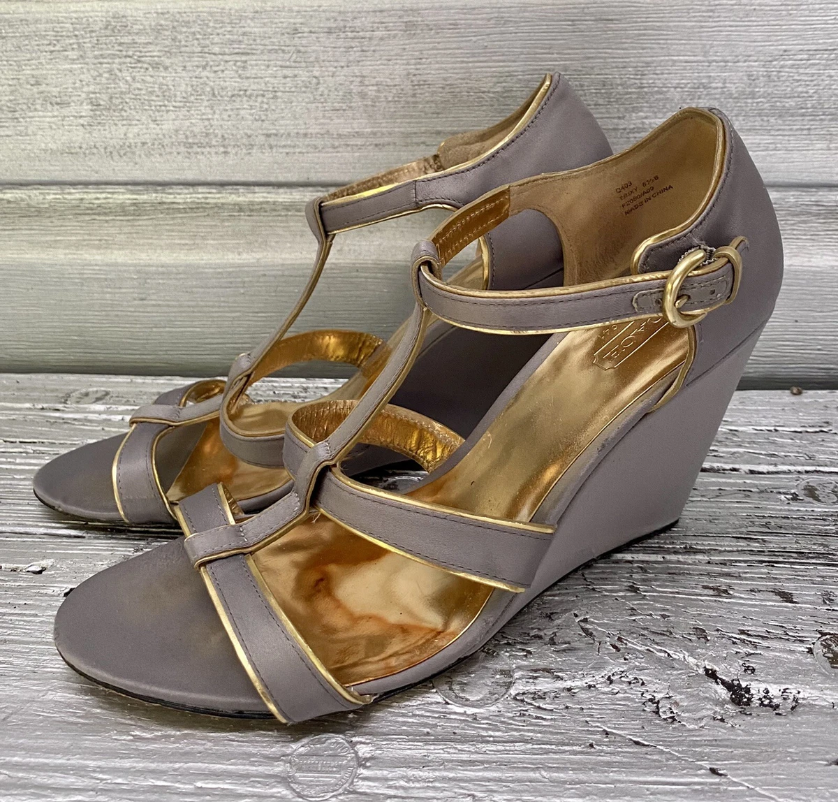 Thomas Chan T-Strap Slingback Wedges