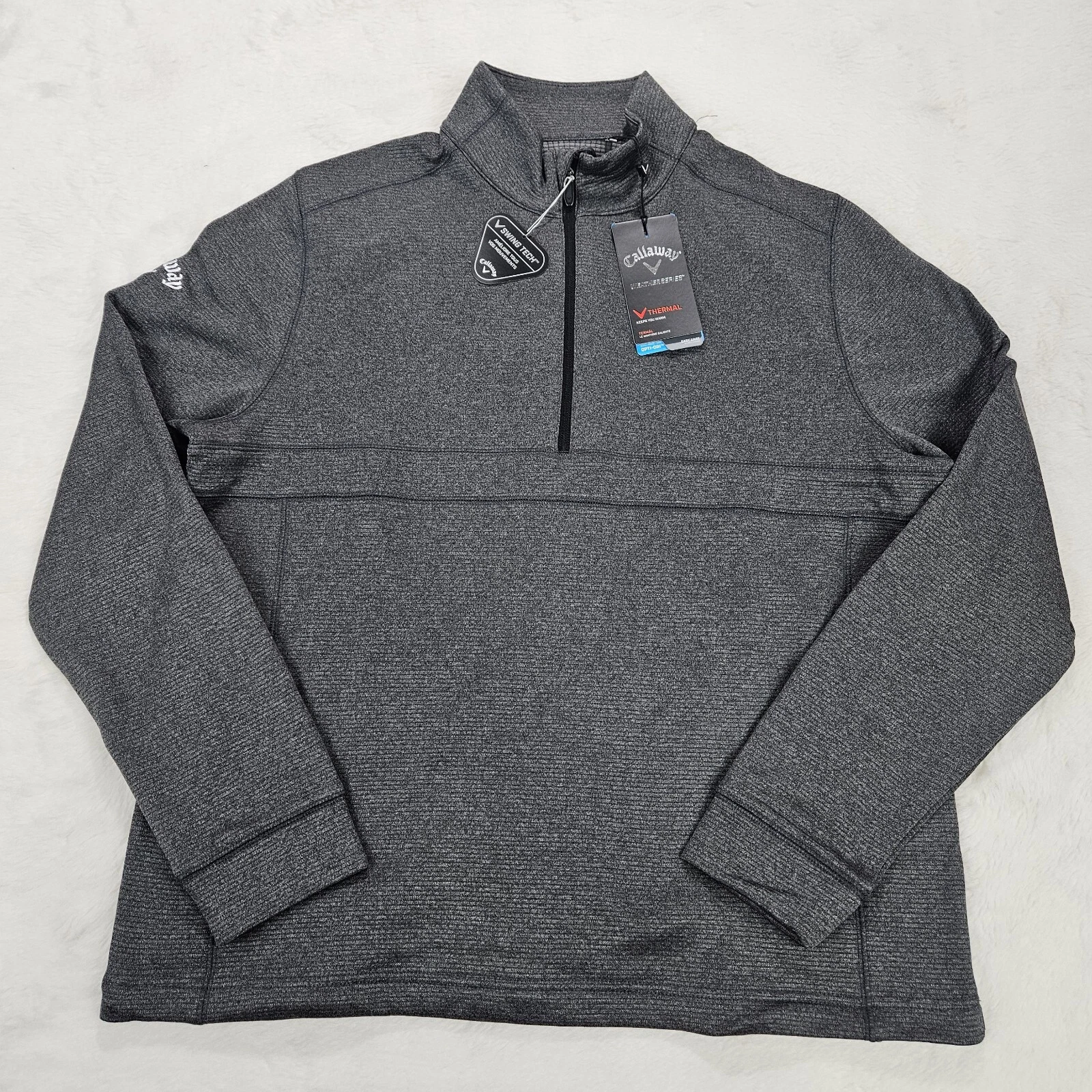 Callaway Weather Series Swing Tech Thermal Pullover Sweatshirt Men's Size Small