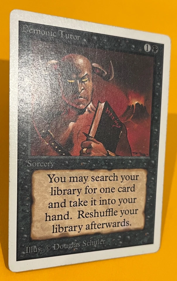 MTG DEMONIC TUTOR Unlimited (OldManMTG 005-071) - Image 3 of 4