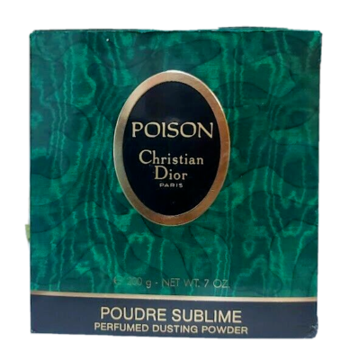 ❤️POISON DIOR PERFUMED DUSTING POWDERPOUDRE SUBLIME,1986