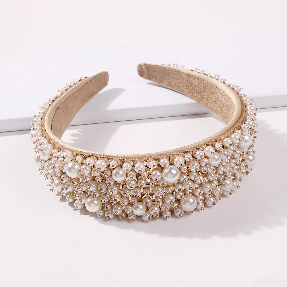 Diademas Para El Cabello De Moda Con Perlas Accesorios Para El