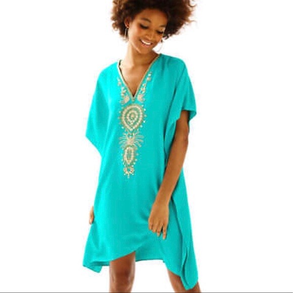 lilly pulitzer caftan dress