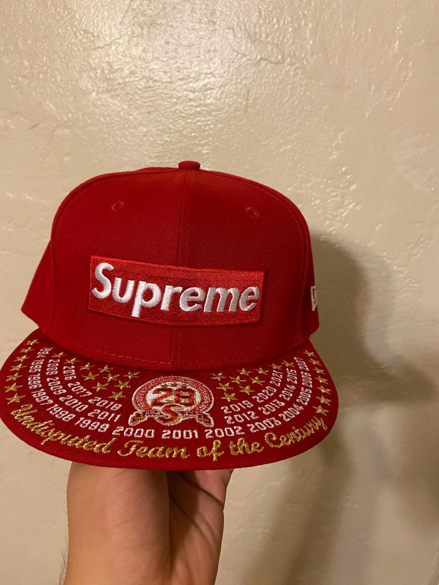 Buy Supreme Undisputed Box Logo New Era 'Red' - FW21H53 RED