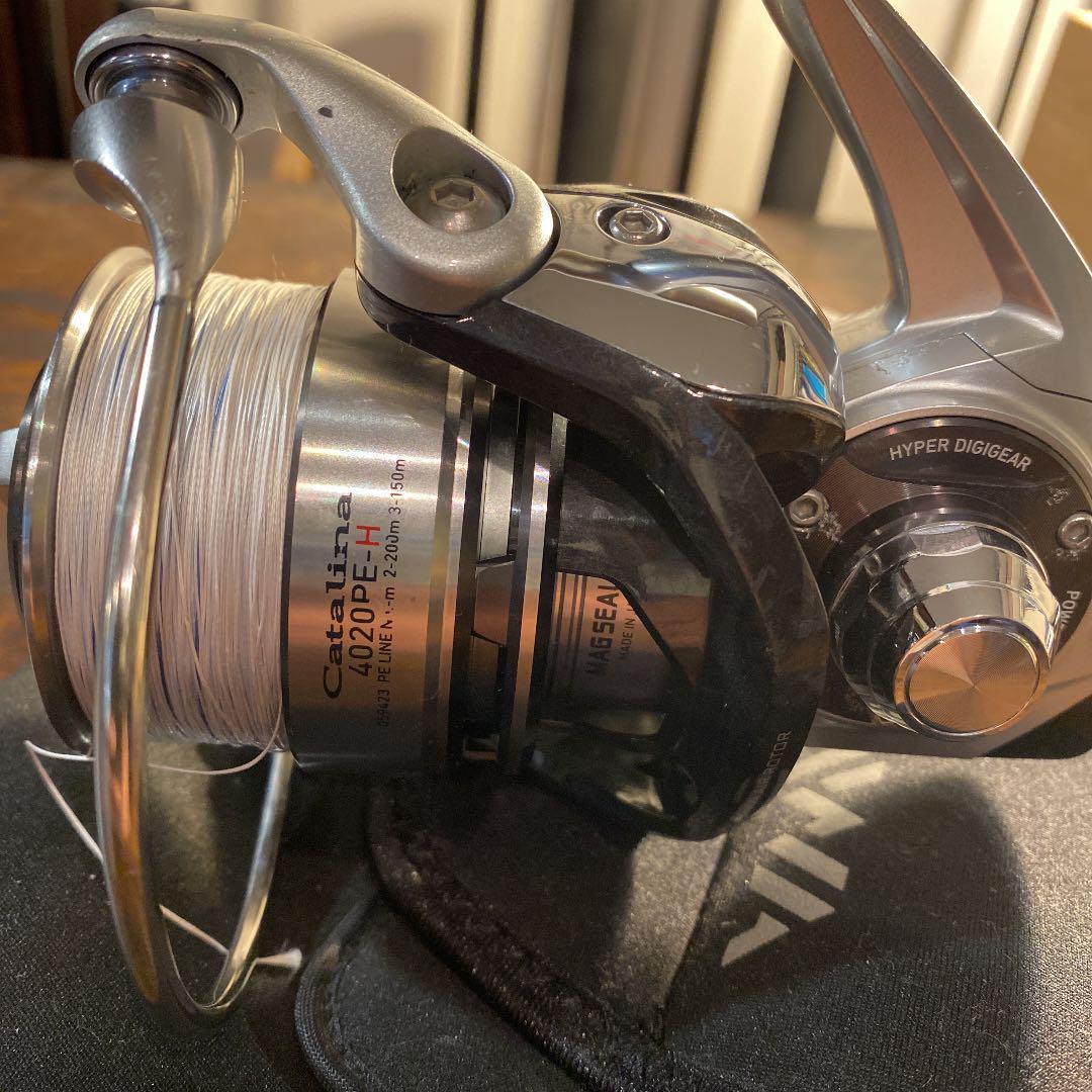 Daiwa 12 CATALINA 4020-PE-H Spinning Reel Used F/S