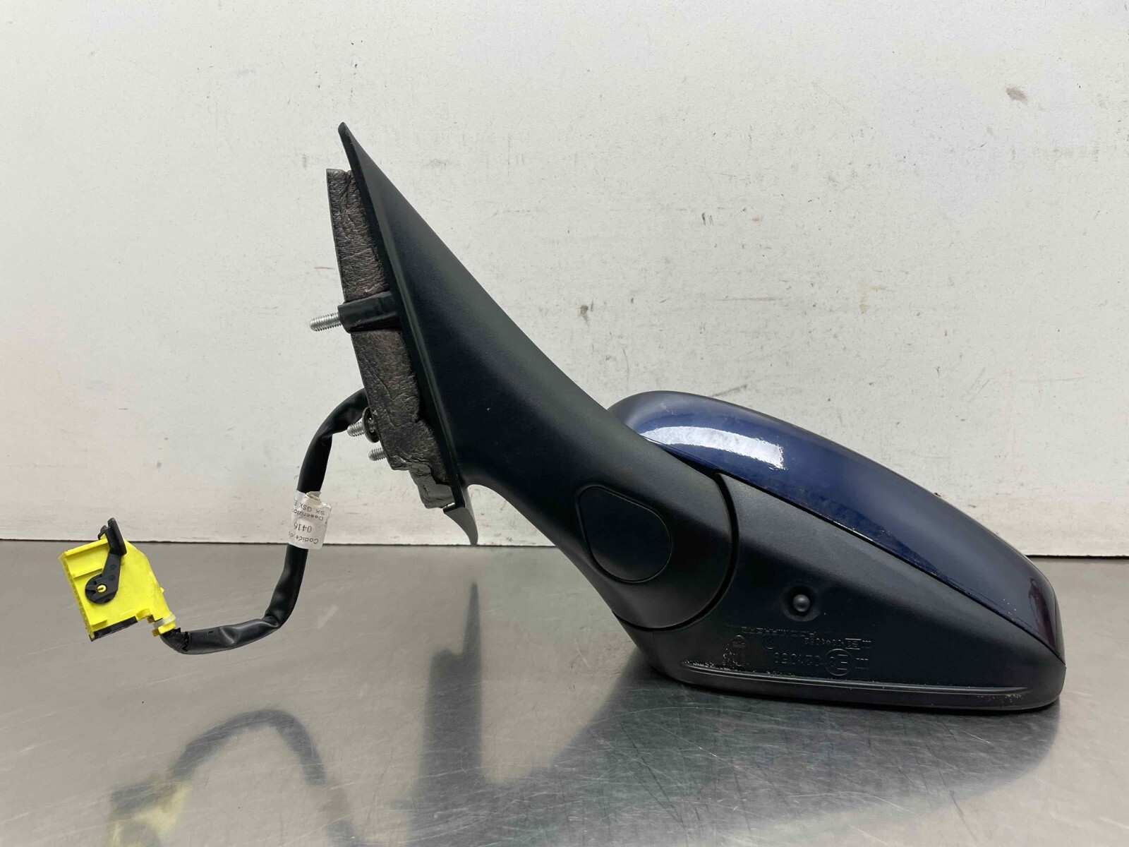 2012 Maserati Quattroporte OEM Left Hand Drivers Side Power Door Mirror Blue