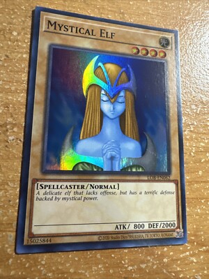 🔥 YuGiOh Mystical Elf LOB-EN062 LEGEND OF BLUE-EYES SET SUPER