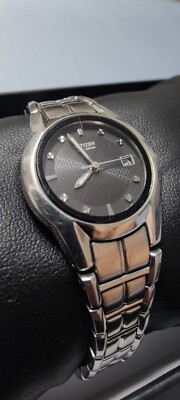 Citizen Eco-Drive EW1410-50E Paradigm Black Dial Stainless Steel  Watch 