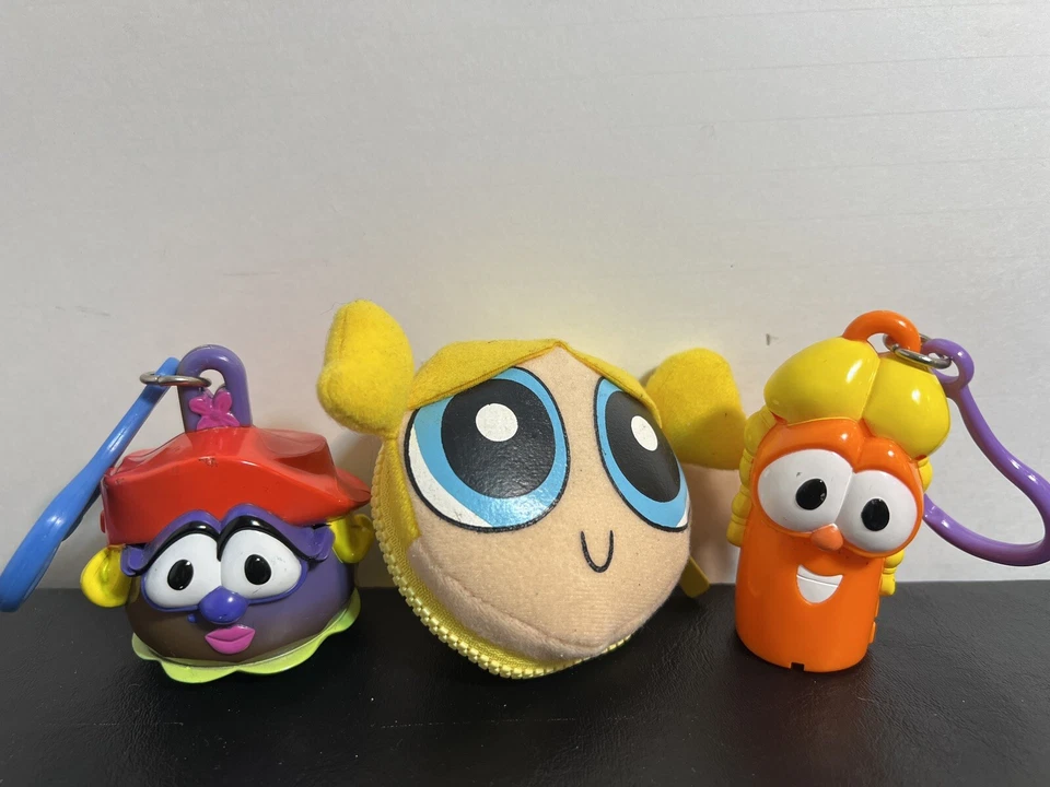 Lot 20+ Assorted Plush Keychains Backpack Hangers. Hello Kitty Furby Disney - Image 2 of 4