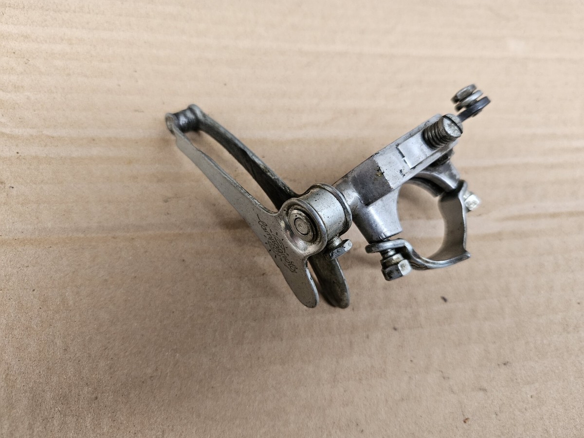 パーツ CAMPAGNOLO VALENTINO FrontDerailleur Vintage Campagnolo Valentino Front Derailleur 28.6mm Clamp