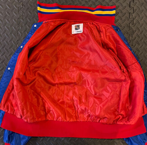 Vintage Colorado Rockies / Avalanche NHL Hockey RARE Satin Starter Jacket Size S - Picture 17 of 24