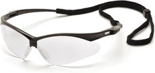 Pyramex Safety PMXTREME Eyewear One Size, Black Frame / Clear Anti-fog Lens