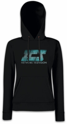 ICS Damen Hoodie Sweatshirt Running Network Television Man Science Fiction Night