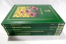 6 National Home Gardening Club Books Perennials Container Gardening Green Covers