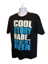 Port And Company Black Short Sleeve Shirt Men's Sz. L