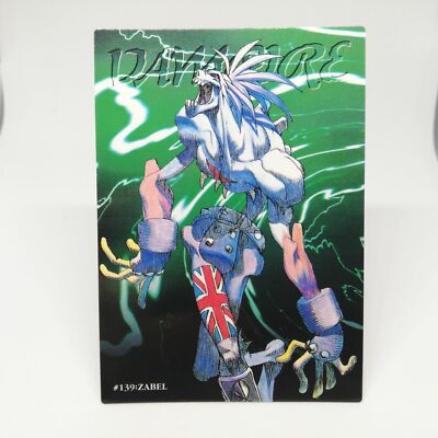 No.139 ZABEL VAMPIRE HUNTER ALL CAPCOM WORLD Card Dass Masters 1997