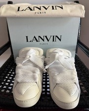 Lanvin CURB White With White Laces Men  s Sneakers Size 11 Unworn