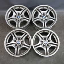 92-06 Bmw E46 3-series 17 M Double-spoke Staggered Style 68 Wheel Set Oem 92-06 Bmw E46 3-series 17 M Double-spoke Staggered Style 68 Wheel Set Oem