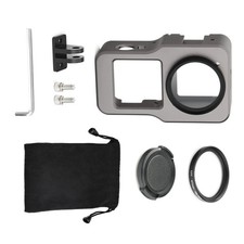 Alloy Frame W/ Lens Cover/Base/Screw/Wrench For DJI Action 2 Camera Replace Set