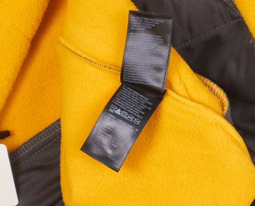 Supreme TNF RTG Yellow Fleece / Size M / Mid-Length / Mens / Yellow / Polyester - Picture 7 of 8