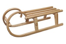 Erzgebirge ST-01-001 Hörnerschlitten Schlitten Holz 60 cm Handarbeit Erzgebirge