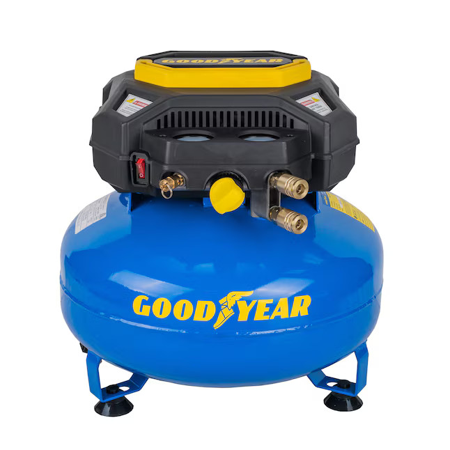 Goodyear 6-Gallon Portable Electric 150 PSI Pancake Air Compressor