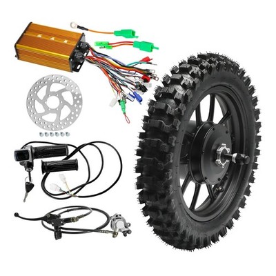 Electric Bike Hub Motor 48V 1000W Brushless Motor Controller Scooter 12'' Wheel