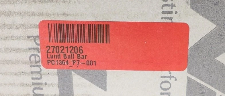 NUEVO Lund Bull Bar con barra de luz LED 27021206 Ford F-150 Styleside 2004-2018 Foto 3 de 4