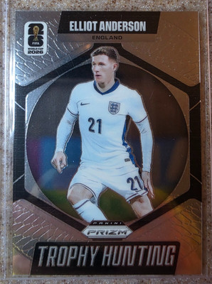 2026 Panini Prizm Fifa World Cup - Trophy Hunting Elliot Anderson #24