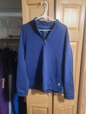 Brooks Brothers Men's Large 1/4 Zip Long Sleeve Pullover Blue