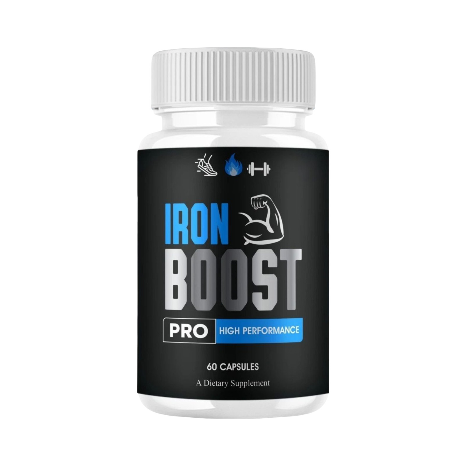 Boost Pro For Men - Iron Boost Premium Mens Health Support - 60 Caps