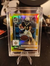 2022 Panini Donruss Alvin Kamara #247 8/24 Game Used Ball Relic Press Proof 