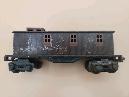 De colección Calibre O Lionel Ives Pre Guerra 2682 Caboose Seguridad EE. UU. Marrón | Zustand: Used