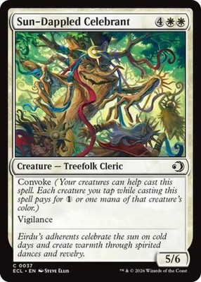 Sun-Dappled Celebrant - NM C : Lorwyn Eclipsed